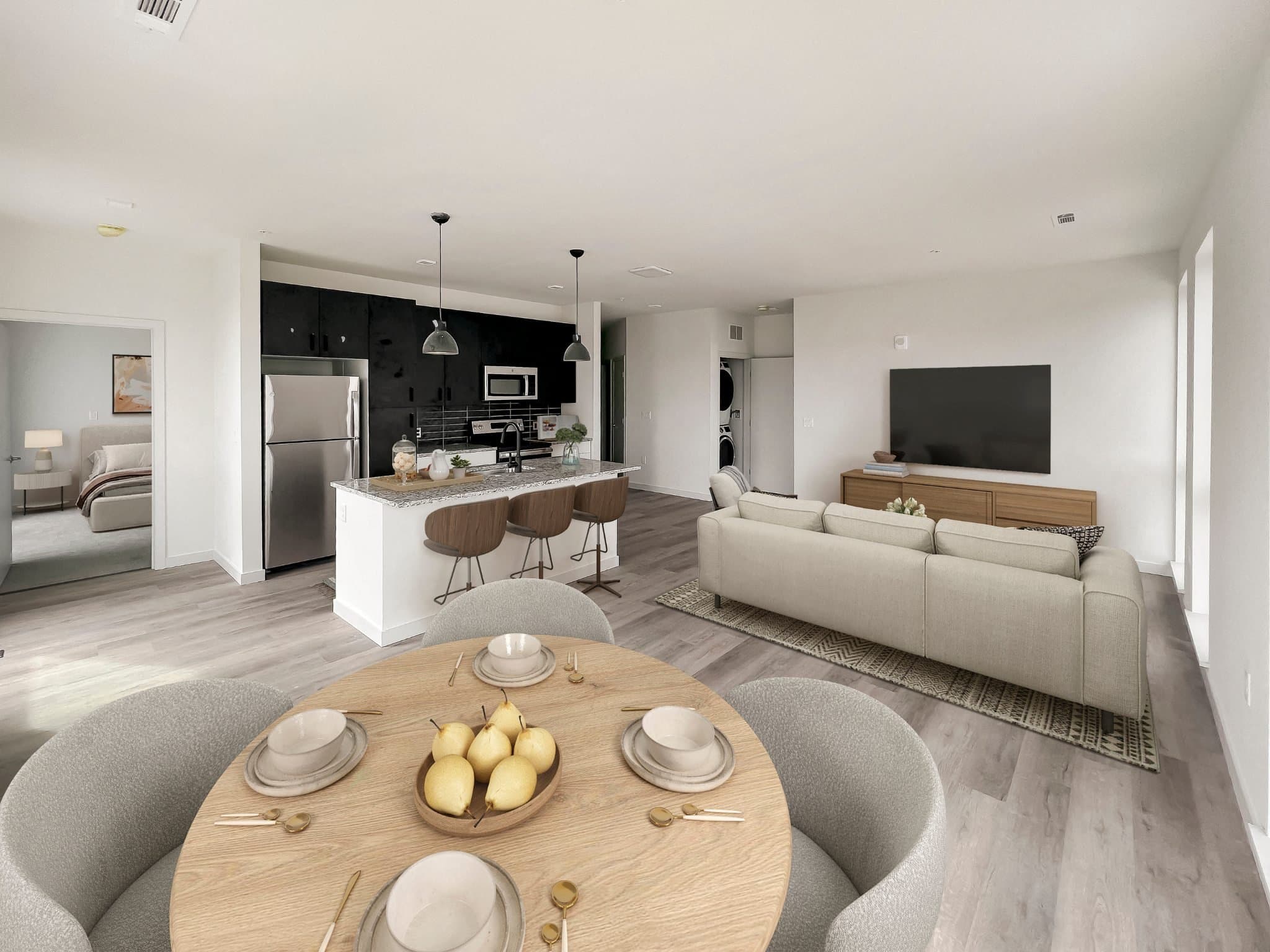 B8 Kitchen, Dining and Living The Revington